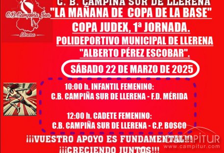 Agenda C.B. Campiña Sur de Llerena para el fin de semana 